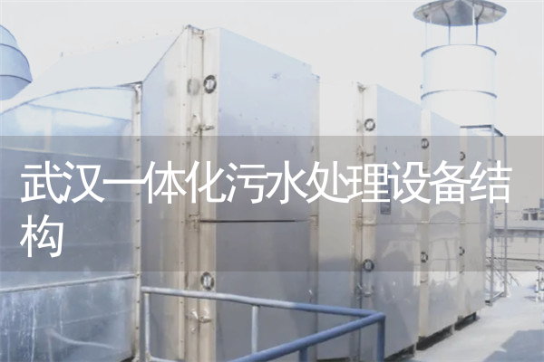 武汉一体化污水处理设备结构
