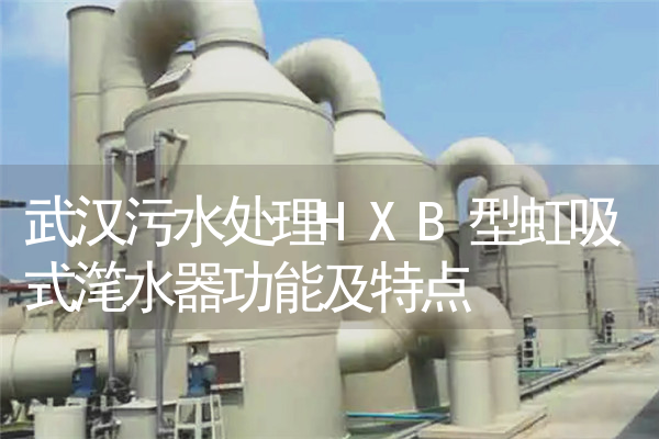 武汉污水处理HXB型虹吸式滗水器功能及特点