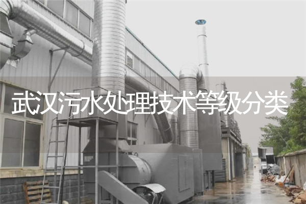 武汉污水处理技术等级分类