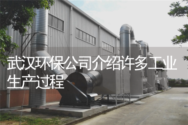 武汉环保公司介绍许多工业生产过程