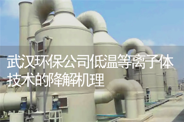 武汉环保公司低温等离子体技术的降解机理