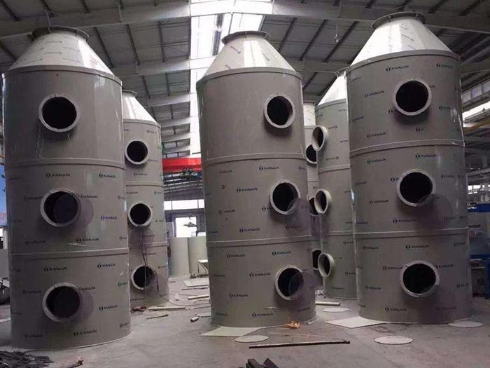 烟气脱硫喷淋塔的工作原理和工艺优点